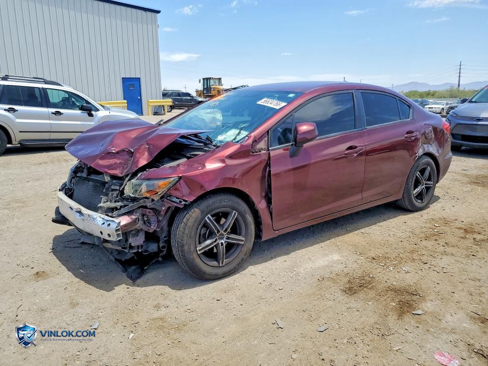2012 HONDA CIVIC LX – Lot 56634766 auction photo