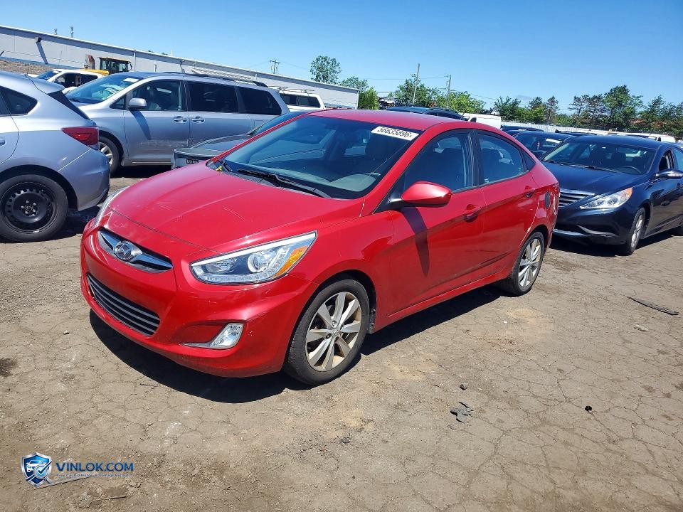 2014 HYUNDAI ACCENT GLS – Lot 56635896 auction photo