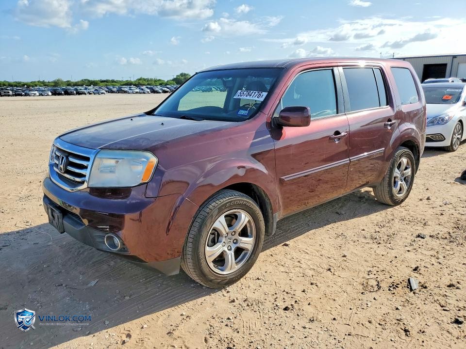 2012 HONDA PILOT EXL – Lot 56638186 auction photo