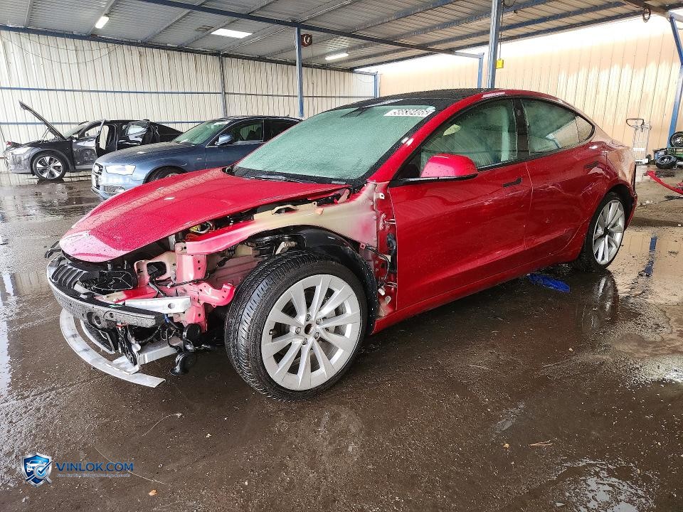 2022 TESLA MODEL 3 – Lot 56638466 auction photo
