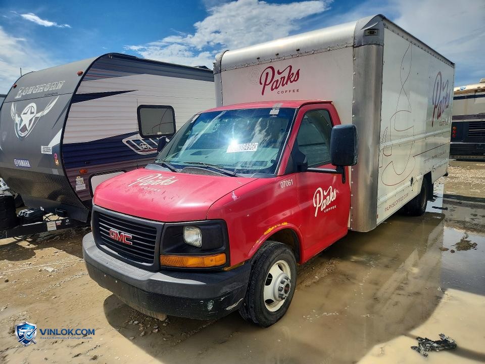 2014 GMC SAVANA BOX TRUCK – Lot 56638496 auction photo
