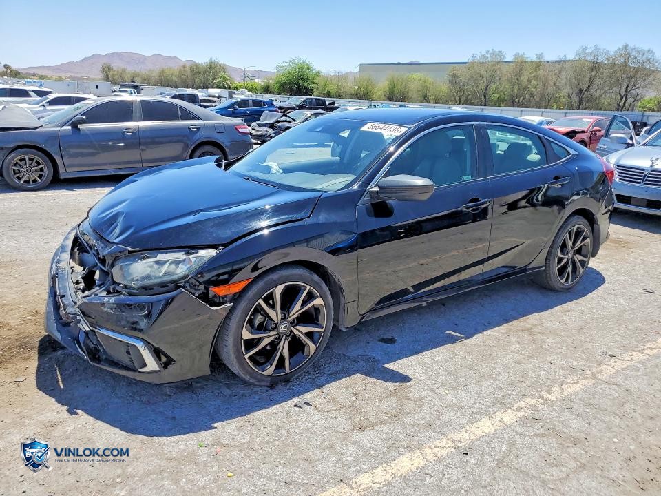 2019 HONDA CIVIC LX – Lot 56644436 auction photo
