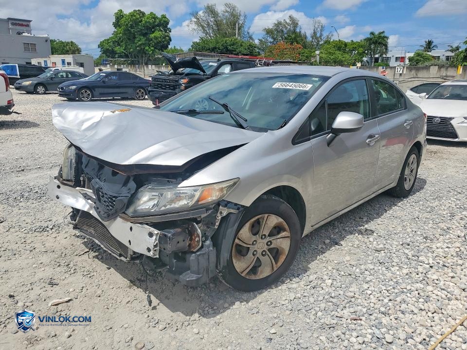 2013 HONDA CIVIC LX – Lot 56645066 auction photo