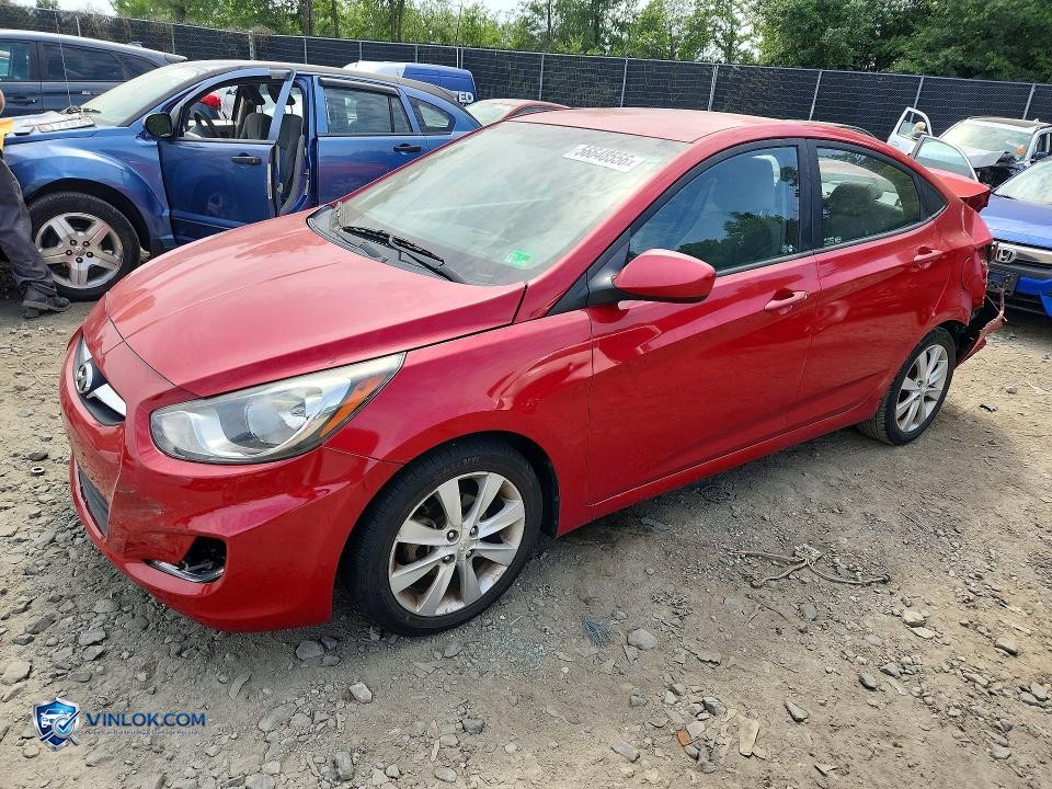 2012 HYUNDAI ACCENT GLS – Lot 56648556 auction photo