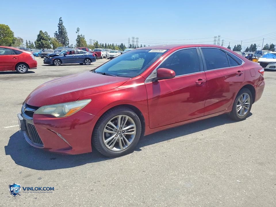 2016 TOYOTA CAMRY SE – Lot 56650506 auction photo