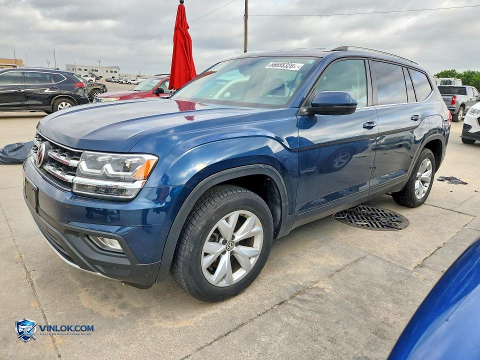 2018 VOLKSWAGEN ATLAS SE – Lot 56655326 auction photo