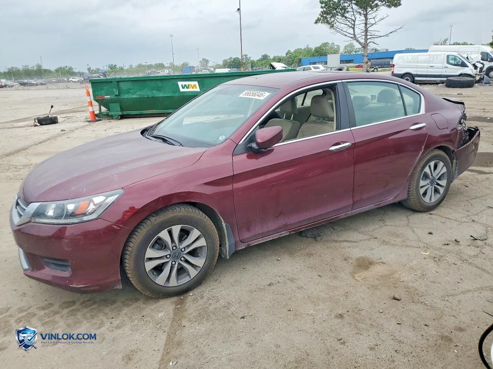2014 HONDA ACCORD LX – Lot 56656046 auction photo