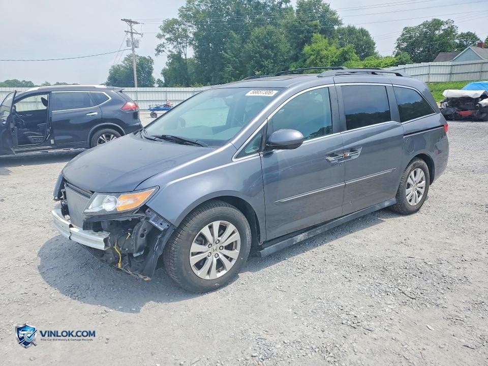 2014 HONDA ODYSSEY EXL – Lot 56657306 auction photo