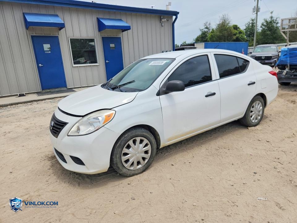 2012 NISSAN VERSA 1.6 S – Lot 56658836 auction photo