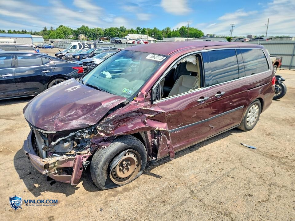 2009 HONDA ODYSSEY LX – Lot 56660056 auction photo