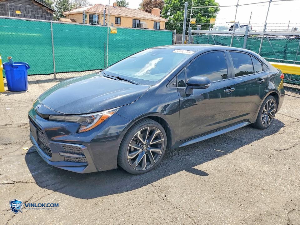 2020 TOYOTA COROLLA SE – Lot 56662766 auction photo