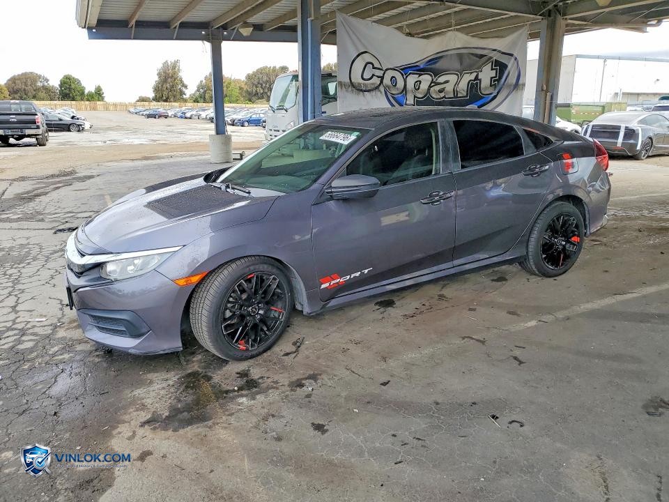 2016 HONDA CIVIC EX – Lot 56664796 auction photo