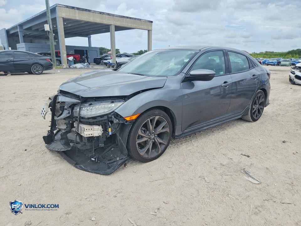 2019 HONDA CIVIC SPORT TOURING – Lot 56668766 auction photo