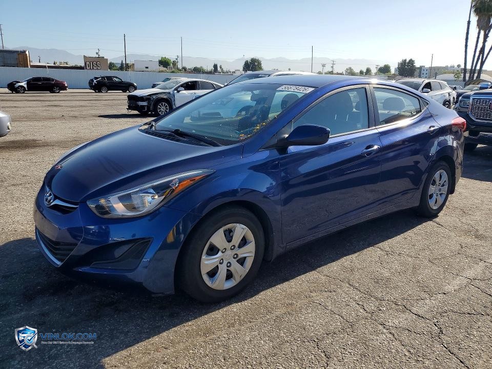 2016 HYUNDAI ELANTRA SE – Lot 56678426 auction photo