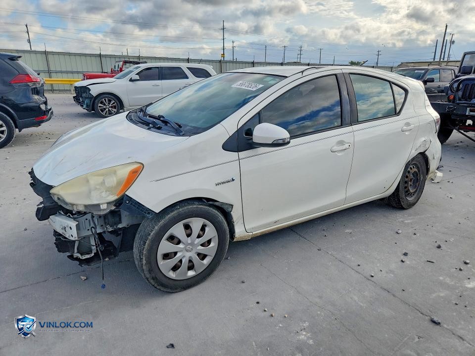 2012 TOYOTA PRIUS C ONE – Lot 56678526 auction photo