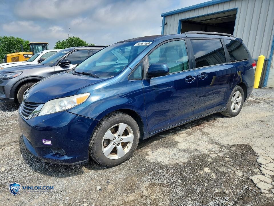 2011 TOYOTA SIENNA LE – Lot 56681496 auction photo