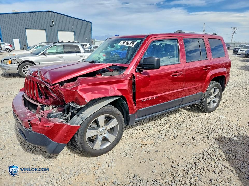 2017 JEEP PATRIOT LATITUDE – Lot 56682156 auction photo
