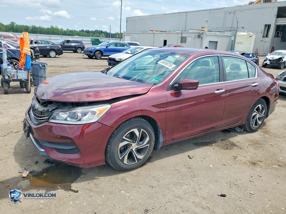 2016 HONDA ACCORD LX – Lot 56686016 auction photo