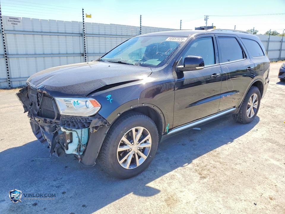 2016 DODGE DURANGO LIMITED – Lot 56687826 auction photo