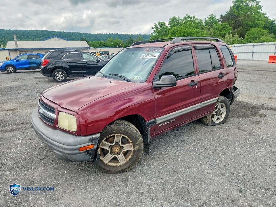 2002 CHEVROLET TRACKER – Lot 56691606 auction photo