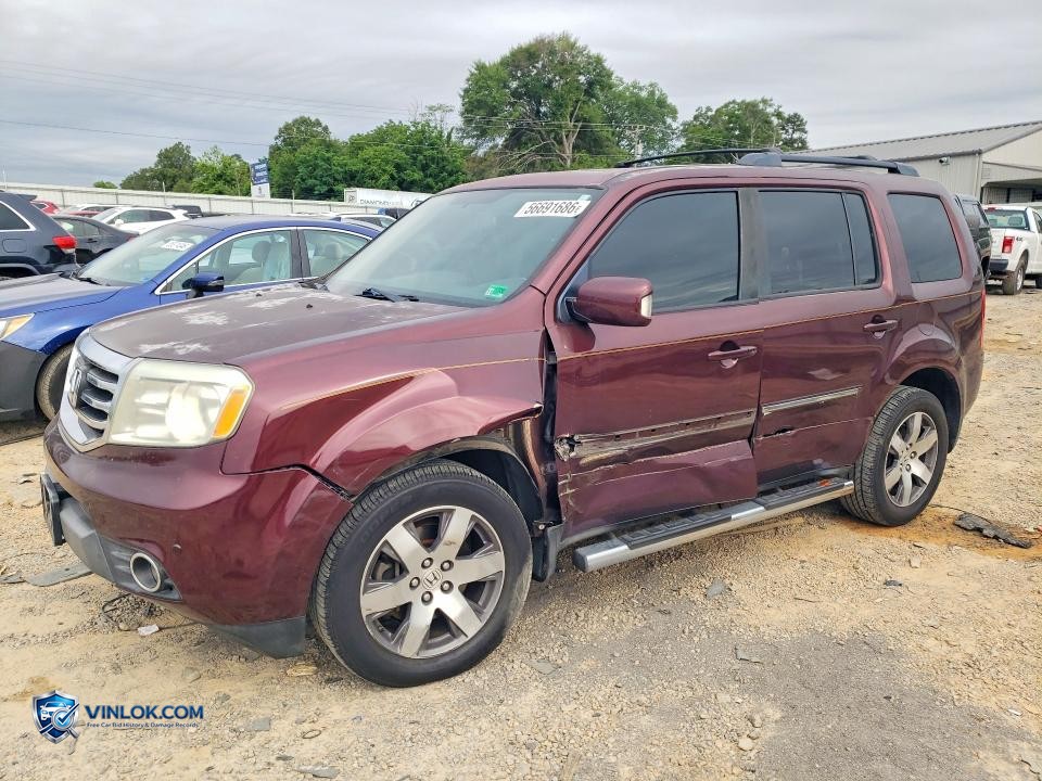 2014 HOND PILOT – Lot 56691686 auction photo