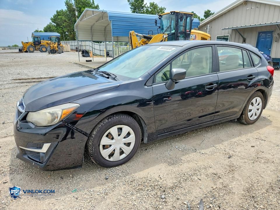 2016 SUBARU IMPREZA – Lot 56693836 auction photo