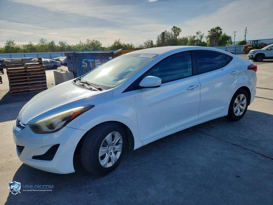 2016 HYUNDAI ELANTRA SE – Lot 56695656 auction photo