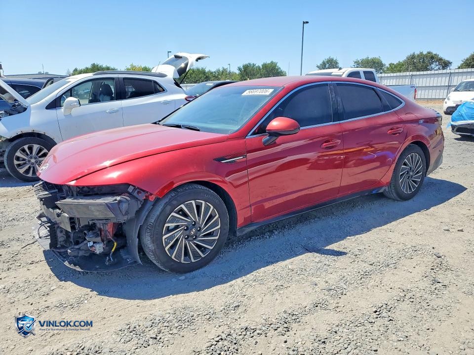2024 HYUNDAI SONATA HYBRID SEL – Lot 56697006 auction photo