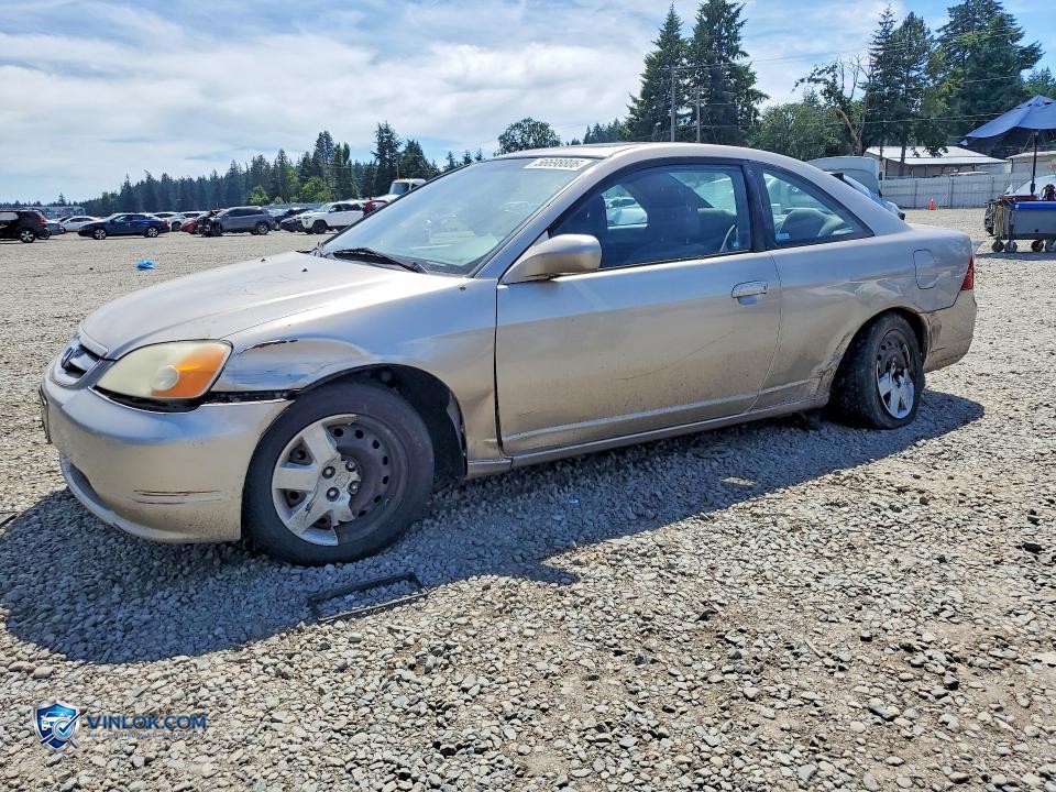 2002 HONDA CIVIC EX – Lot 56698806 auction photo