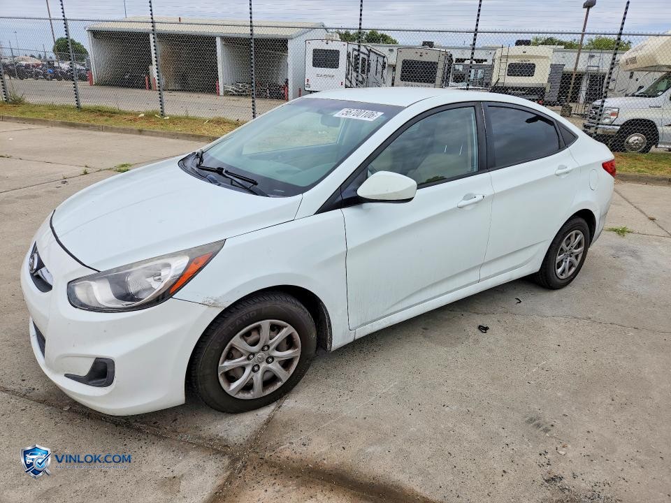 2013 HYUNDAI ACCENT GLS – Lot 56700106 auction photo