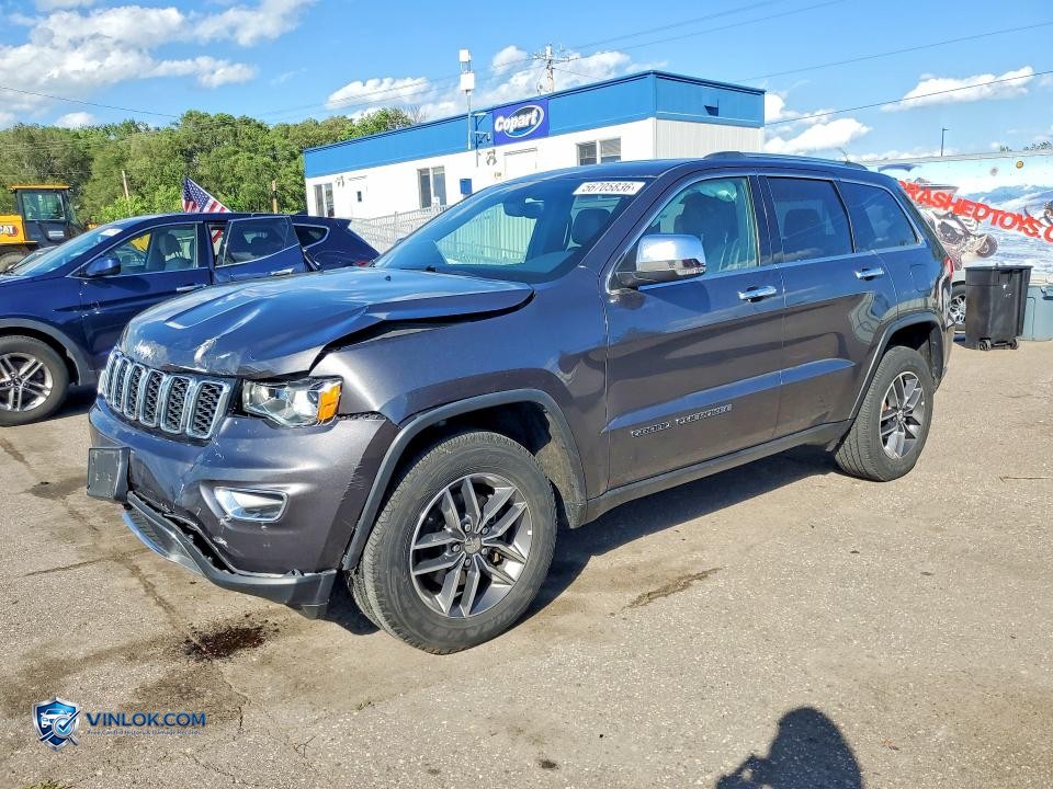 2017 JEEP GRAND CHEROKEE LIMITED – Lot 56705836 auction photo