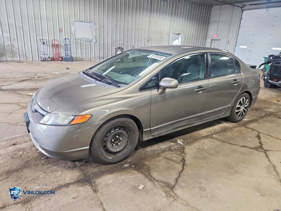 2008 HONDA CIVIC LX – Lot 56705986 auction photo