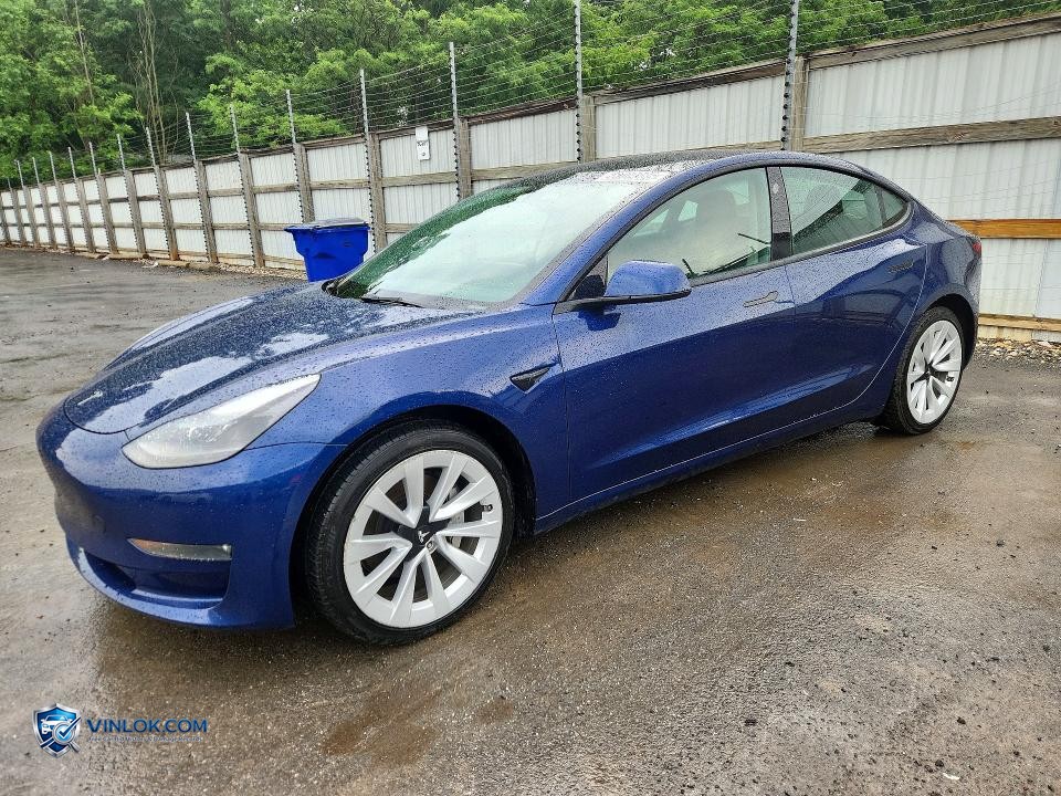 2022 TESLA MODEL 3 – Lot 56709386 auction photo