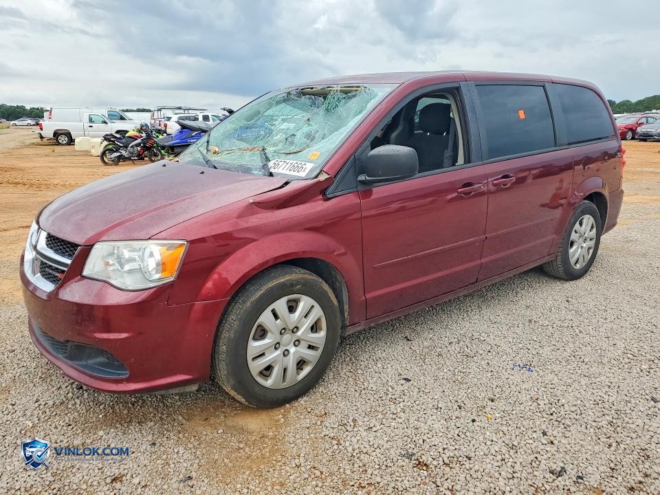 2017 DODGE GRAND CARAVAN SE – Lot 56711666 auction photo