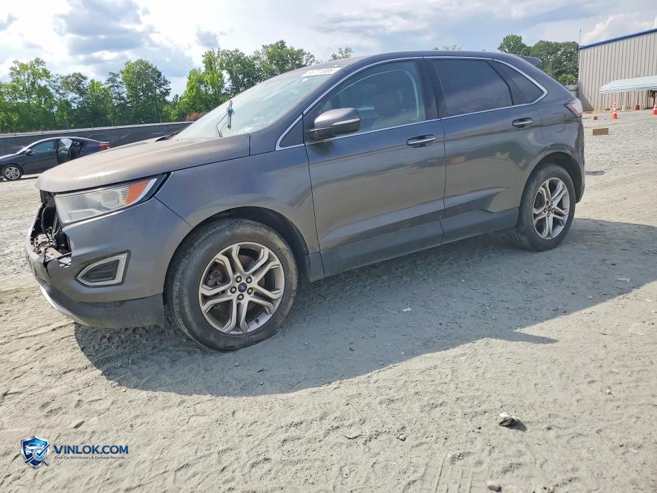 2017 FORD EDGE TITANIUM – Lot 56731806 auction photo