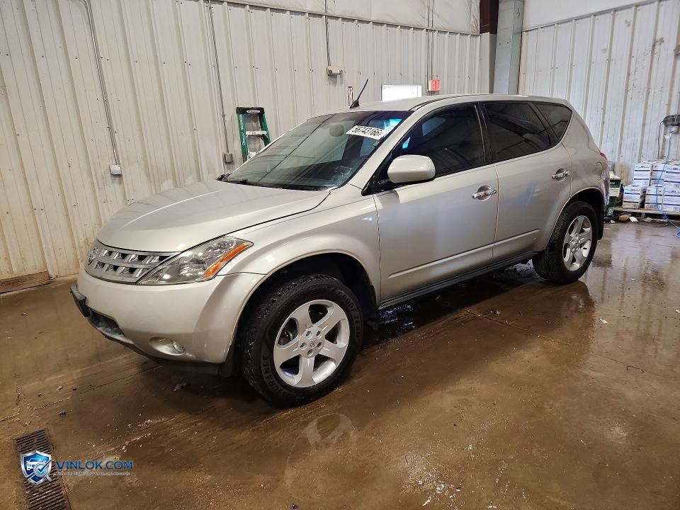 2004 NISSAN MURANO SL – Lot 56743166 auction photo