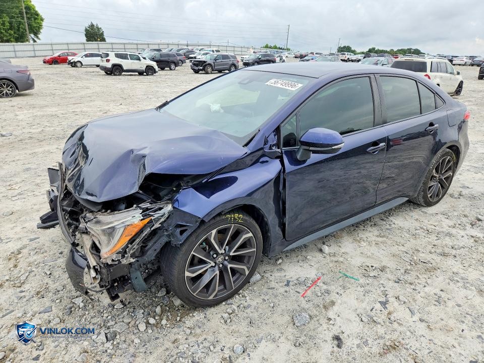 2020 TOYOTA COROLLA SE – Lot 56749996 auction photo