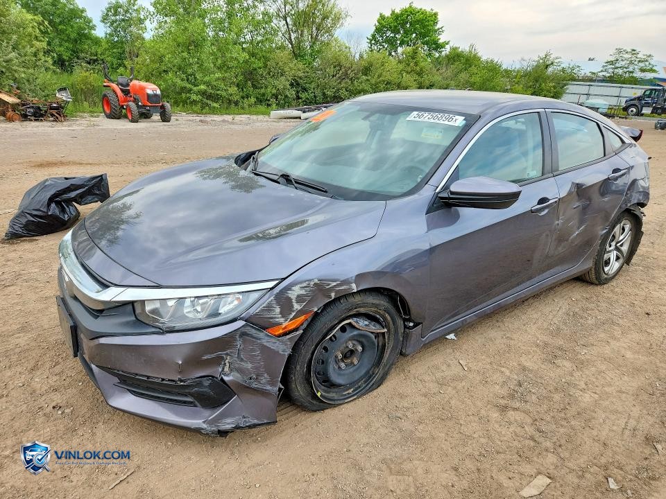 2018 HONDA CIVIC LX – Lot 56756896 auction photo