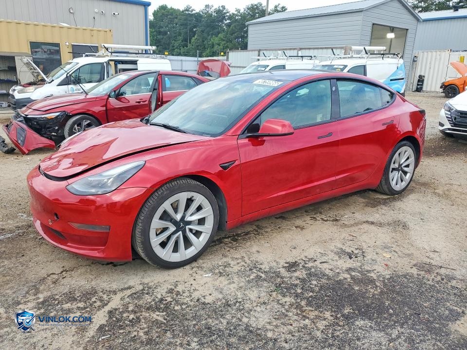 2022 TESLA MODEL 3 – Lot 56759966 auction photo