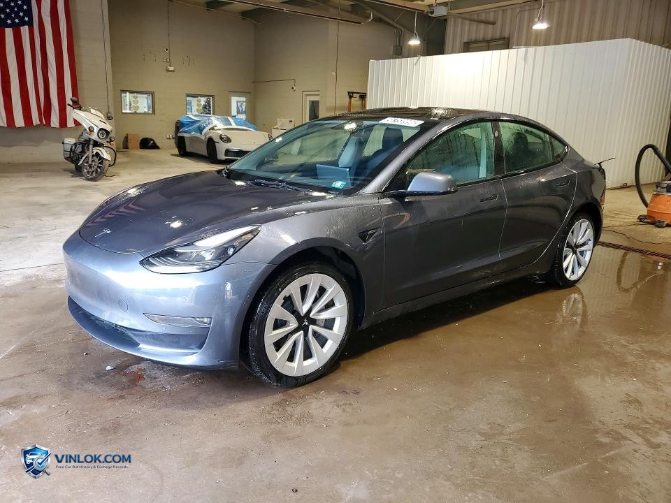 2022 TESLA MODEL 3 – Lot 56759996 auction photo