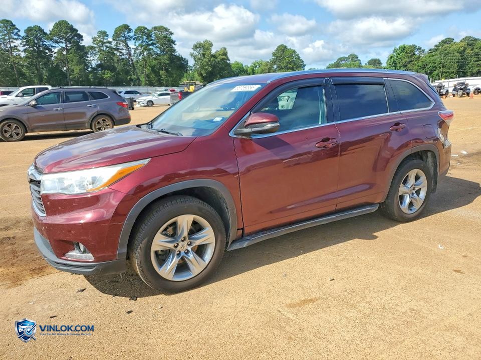 2014 TOYOTA HIGHLANDER LIMITED – Lot 56769356 auction photo