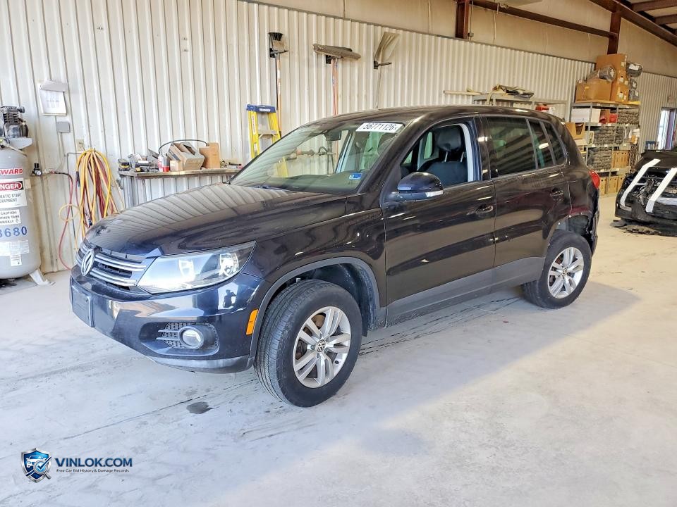 2012 VOLKSWAGEN TIGUAN S – Lot 56771126 auction photo