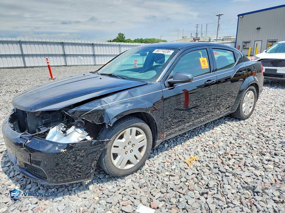 2014 DODGE AVENGER SE – Lot 56774036 auction photo