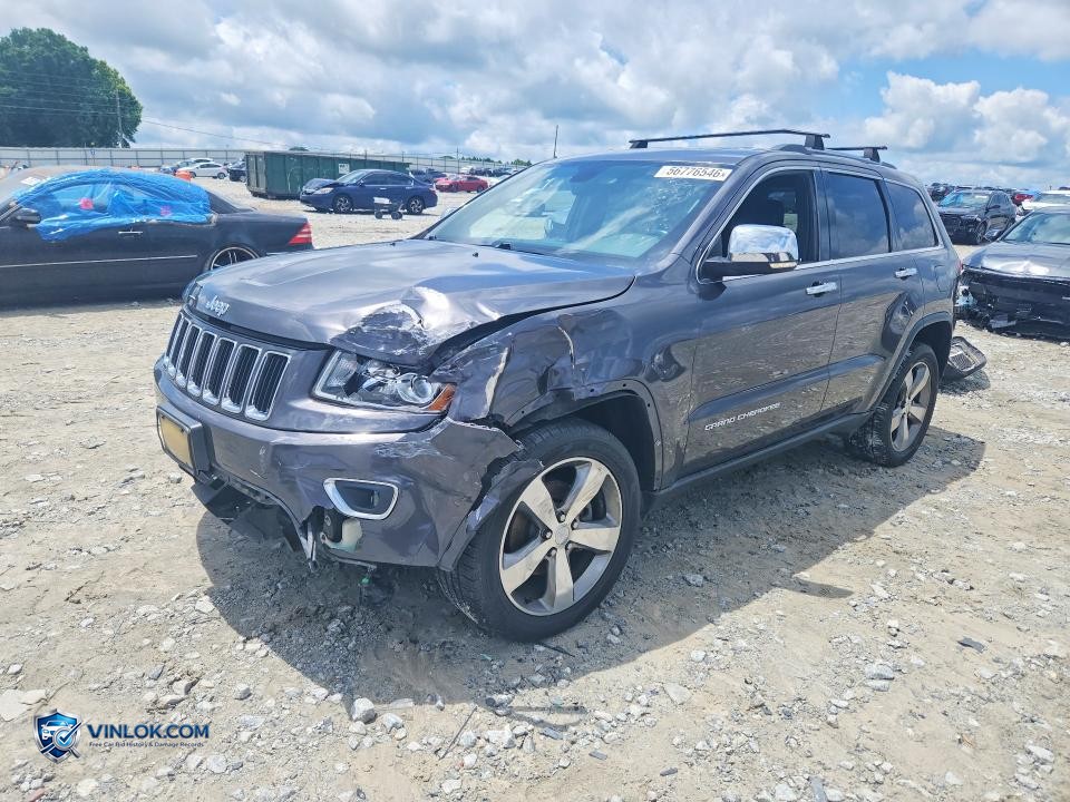 2016 JEEP GRAND CHEROKEE LIMITED – Lot 56776546 auction photo