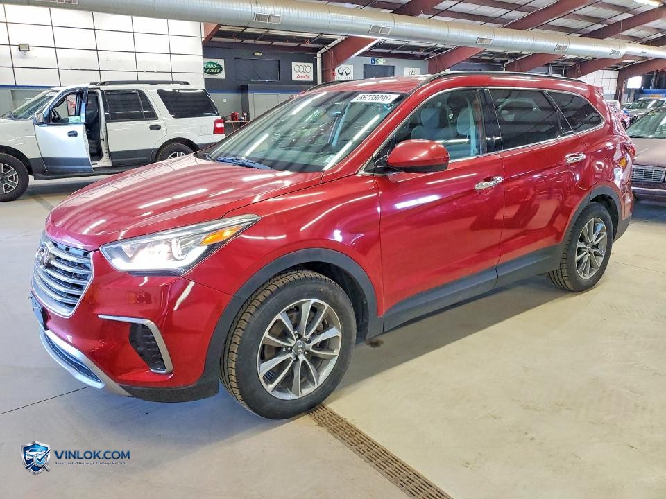 2017 HYUNDAI SANTA FE SE – Lot 56778096 auction photo