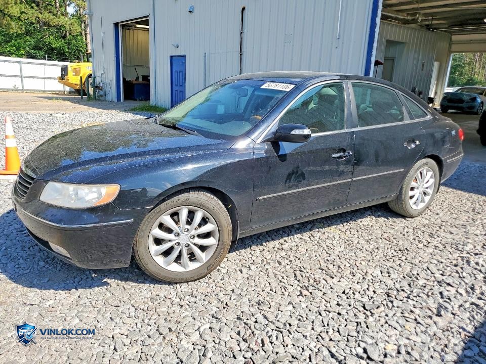 2008 HYUNDAI AZERA LIMITED – Lot 56781106 auction photo