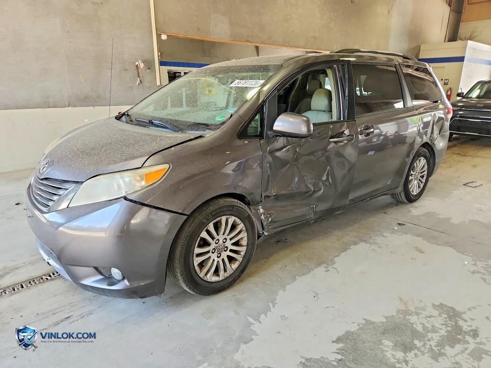 2011 TOYOTA SIENNA XLE 8-PASSENGER – Lot 56781126 auction photo