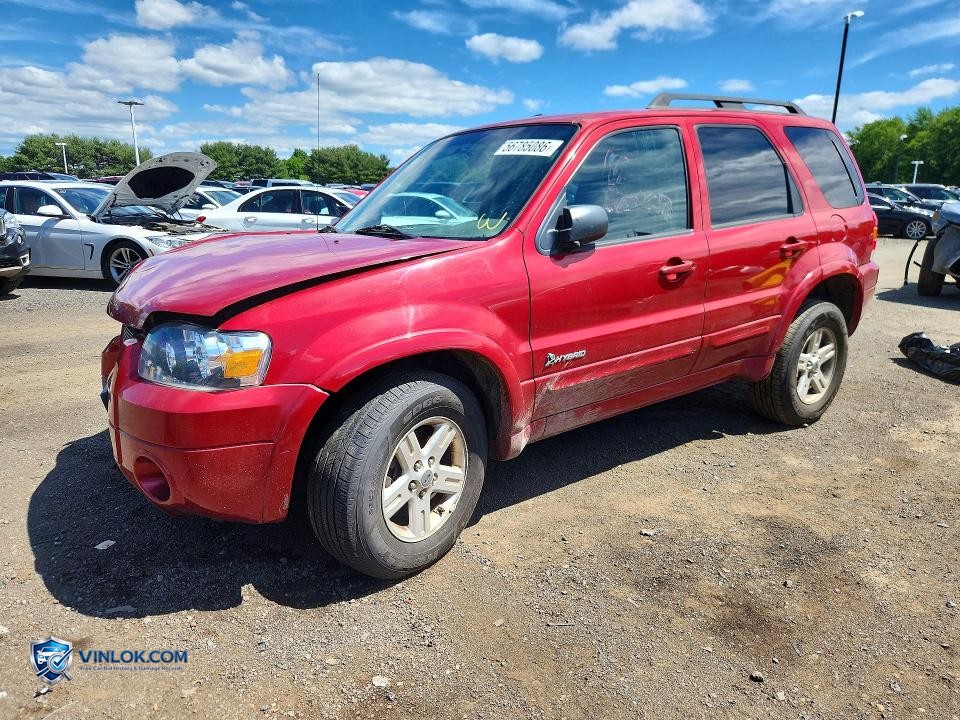 2007 FORD ESCAPE HEV – Lot 56785086 auction photo