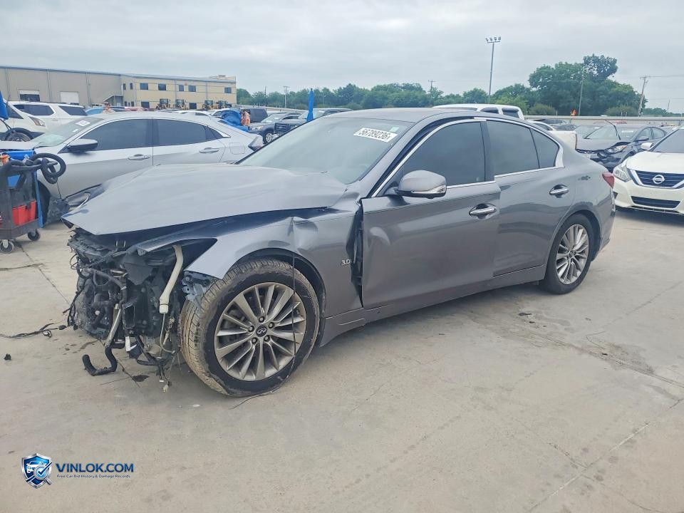 2018 INFINITI Q50 3.0T LUXE – Lot 56789236 auction photo