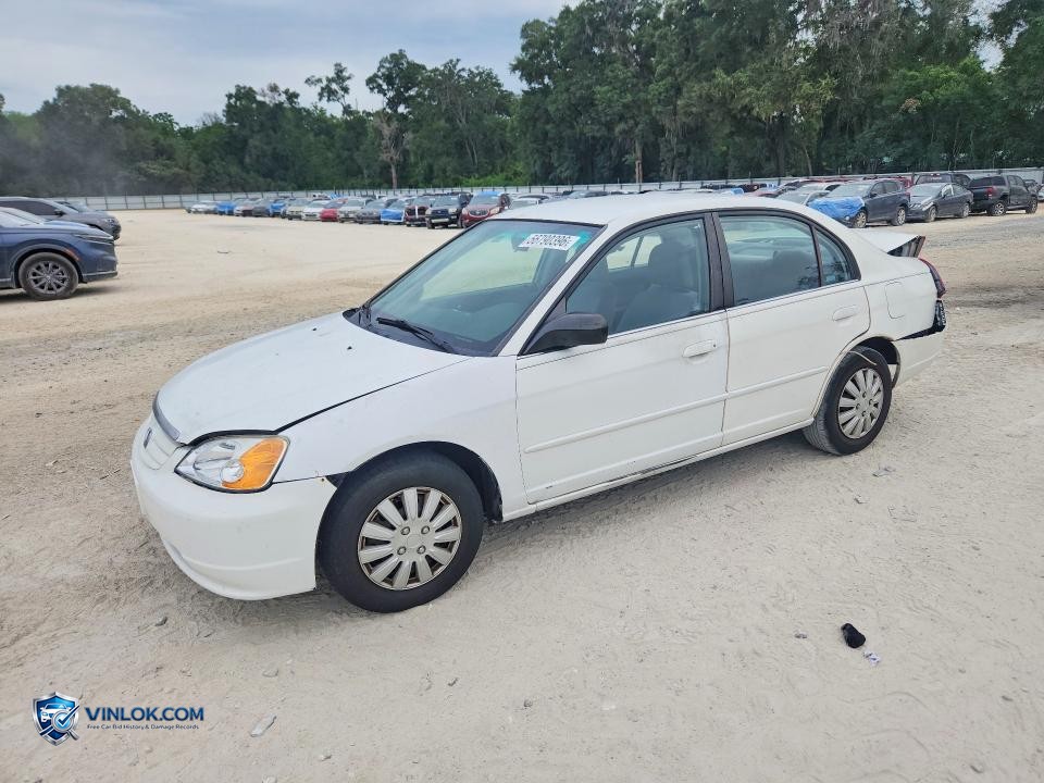 2002 HONDA CIVIC LX – Lot 56790396 auction photo
